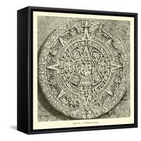 Mexican Calendar-null-Framed Stretched Canvas