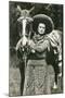 Mexican Charra with Horse-null-Mounted Art Print