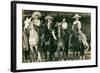 Mexican Charros on Horses-null-Framed Art Print