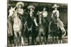 Mexican Charros on Horses-null-Mounted Art Print