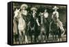 Mexican Charros on Horses-null-Framed Stretched Canvas