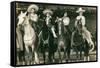 Mexican Charros on Horses-null-Framed Stretched Canvas