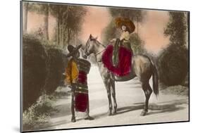 Mexican Charros-null-Mounted Art Print