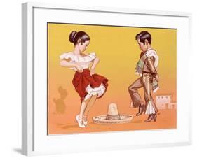 Mexican Children in Their National Costume-Angus Mcbride-Framed Giclee Print