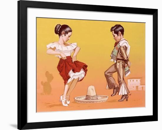 Mexican Children in Their National Costume-Angus Mcbride-Framed Giclee Print