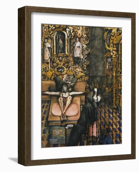 Mexican Church-Edward Burra-Framed Giclee Print