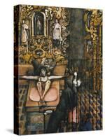 Mexican Church-Edward Burra-Stretched Canvas
