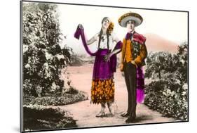 Mexican Couple-null-Mounted Art Print