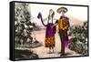 Mexican Couple-null-Framed Stretched Canvas