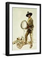 Mexican Cowboy-William Herbert 'Buck' Dunton-Framed Giclee Print