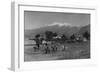 Mexican Cowboys On The Range-El Ixtaccihual-Abel Briquet-Framed Art Print