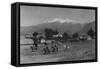 Mexican Cowboys On The Range-El Ixtaccihual-Abel Briquet-Framed Stretched Canvas
