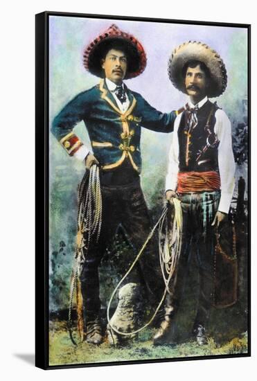 Mexican Cowboys-null-Framed Stretched Canvas
