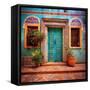 Mexican Door 1-RileyB-Framed Stretched Canvas