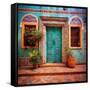 Mexican Door 1-RileyB-Framed Stretched Canvas