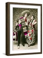 Mexican Family in Costume-null-Framed Art Print