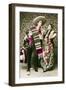 Mexican Family in Costume-null-Framed Art Print