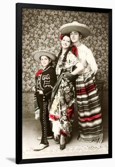 Mexican Family in Native Garb-null-Framed Art Print