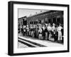 Mexican Farm Workers Boarding Train to Be Taken to Work on Us Farms-J^ R^ Eyerman-Framed Photographic Print