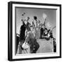 Mexican Farm Workers Riding on a Truck to Work on Us Farms-J^ R^ Eyerman-Framed Photographic Print