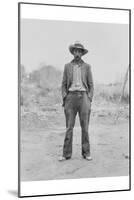 Mexican Field Worker, Father of Six.-Dorothea Lange-Mounted Art Print