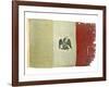 Mexican Flag from Statehouse in Victoria; National Museum of American History: Mexican Revolution-null-Framed Photographic Print