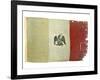 Mexican Flag from Statehouse in Victoria; National Museum of American History: Mexican Revolution-null-Framed Photographic Print