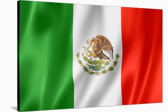Mexican Flag-daboost-Stretched Canvas