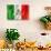 Mexican Flag-daboost-Art Print displayed on a wall