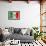 Mexican Flag-daboost-Framed Art Print displayed on a wall