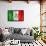 Mexican Flag-daboost-Framed Art Print displayed on a wall