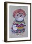 Mexican Folk Owl-Oxana Zaika-Framed Giclee Print