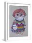 Mexican Folk Owl-Oxana Zaika-Framed Giclee Print