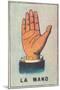 Mexican Fortune Telling Card, Hand-null-Mounted Art Print