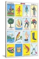 Mexican Fortune Telling Cards-null-Stretched Canvas