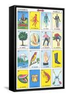 Mexican Fortune Telling Cards-null-Framed Stretched Canvas