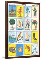 Mexican Fortune Telling Cards-null-Framed Art Print