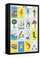 Mexican Fortune Telling Cards-null-Framed Stretched Canvas