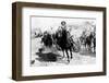 Mexican General Pancho Villa Riding with His Men after Victory at Torreon-null-Framed Photographic Print