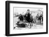 Mexican General Pancho Villa Riding with His Men after Victory at Torreon-null-Framed Photographic Print