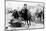 Mexican General Pancho Villa Riding with His Men after Victory at Torreon-null-Mounted Photographic Print
