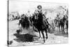 Mexican General Pancho Villa Riding with His Men after Victory at Torreon-null-Stretched Canvas