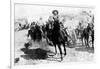 Mexican General Pancho Villa Riding with His Men after Victory at Torreon-null-Framed Photographic Print