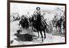 Mexican General Pancho Villa Riding with His Men after Victory at Torreon-null-Framed Premium Photographic Print