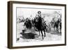 Mexican General Pancho Villa Riding with His Men after Victory at Torreon-null-Framed Photographic Print