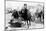 Mexican General Pancho Villa Riding with His Men after Victory at Torreon-null-Mounted Photographic Print