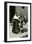 Mexican Girl with Spinning Wheel-null-Framed Art Print