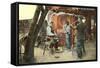 Mexican Glass Blowers-null-Framed Stretched Canvas