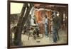 Mexican Glass Blowers-null-Framed Art Print