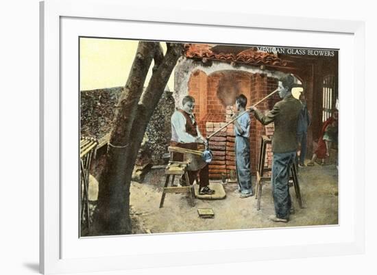Mexican Glass Blowers-null-Framed Premium Giclee Print